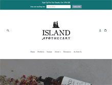 Tablet Screenshot of islandapothecary.com